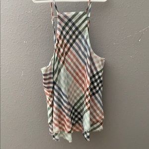 Plaid tank top